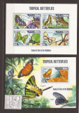 Maldives - fluturi - 4898/01+bl.645, Africa, Natura