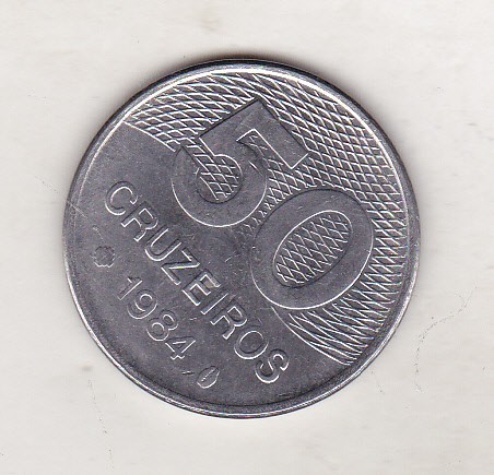 bnk mnd Brazilia 50 cruzeiros 1984