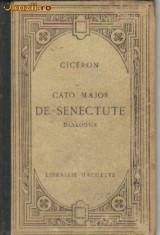 cicero - cato major * de senectute - in limba latina foto