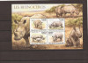 Burundi - rhinoceros 2110/3+bl.168, Africa, Natura