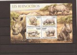 Burundi - rhinoceros 2110/3+bl.168, Africa, Natura