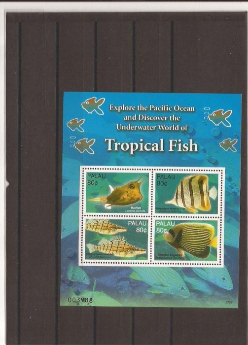 Palau - tropical peste - 2699/02+bl.218