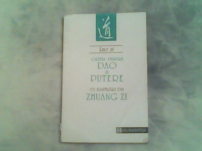 Cartea despre Dao si putere cu ilustrari din Zhuang Zi-Lao Zi