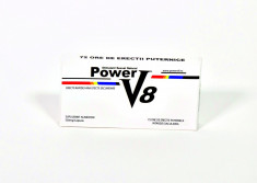 Power V8 Pastile Potenta Impotenta Ejaculare Precoce Stimulent Erectie Viagra foto