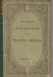 Cicero - In m. Antonium * Oratio philippica secunda - in limba latina, Alta editura