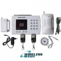 Set Alarma Wireless Global VIP-802 - senzor miscare, magnetic, sirena foto