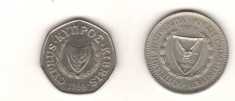 SV * Cipru LOT 50 CENT 1994 si 1979 XF+ / - AUNC foto