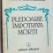 MARTA BARBULESCU - PLEDOARIE IMPOTRIVA MORTII (VERSURI, editia princeps - 1983)