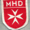 91 -EMBLEMA CRUCE MALTEZA-MHD(Malteser Hilfsdienst)-GERMANIA-starea care se vede