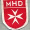 91 -EMBLEMA CRUCE MALTEZA-MHD(Malteser Hilfsdienst)-GERMANIA-starea care se vede