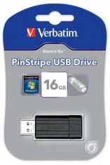 Memorie USB VERBATIM 16GB 2.0 49063 NegruForIT foto