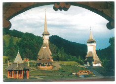 7074 - Romania ( 421 ) - Maramures, BARSANA Monastery - postcard - used - 2004 foto