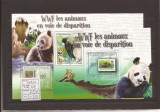 Zentralafrika - WWF Fauna 3083/6+bl.729, Africa, Natura