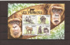 Burundi - primates - 2078/81+bl.164, Africa, Natura