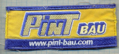 141 -EMBLEMA -PINT BAU -FIRMA DE CONSTRUCTII SI AMENAJARI -starea care se vede foto