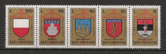 San Marino.1974 Turnee de arbaleta:Steme-streif SS.976 foto