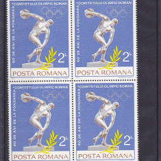 Romania Comitet Olimpic nr lista 866,bloc de 4.