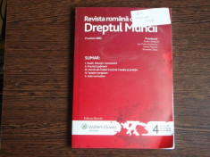 Revista romana de Dreptul Muncii, Sanda Ghimpu foto