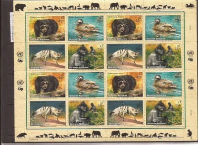 UNO - Wiena - 2001 Fauna - 327/30 klbg foto