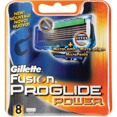 8x Rezerve lame Gillette Fusion Proglide Power foto