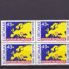 Romania Euromax bloc de 4, nr lista 856.