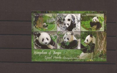 Tonga- Panda - bl. 68 foto