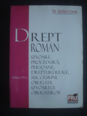 STEFAN COCOS - DREPT ROMAN * IZVOARE, PROCEDURA, PERSOANE, DREPTURI REALE {2006} foto