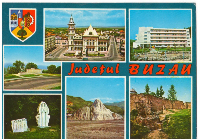 CPI (B6547) CARTE POSTALA - BUZAU. SARATA MONTEORU, MAGURA, TISAU...