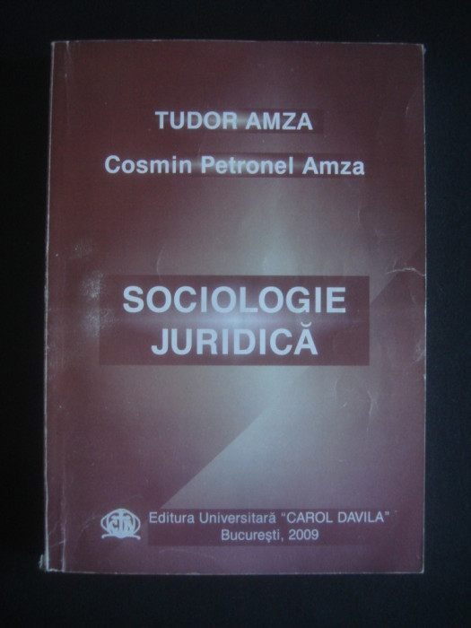 TUDOR AMZA, COSMIN PETRONEL AMZA - SOCIOLOGIE JURIDICA