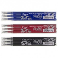 Pilot Rezerva roller Frixion 0.7mm , 3buc/set - albastru foto