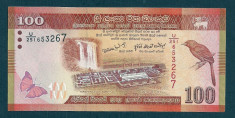 SRI LANKA 100 RUPII RUPEES 2010 [2] P-125 , XF++ foto