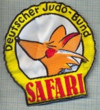 153 -EMBLEMA - SPORTIVA - DEUTSCHER JUDO-BUND -SAFARI -starea care se vede