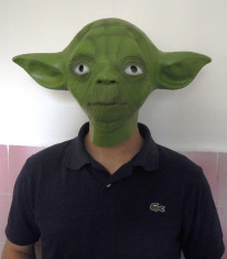 Masca Star Wars master Yoda, latex, pentru amuzament, petreceri, Halloween! foto