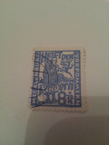Germania Mecklenburg 1945 / 8+22 pf stampilata