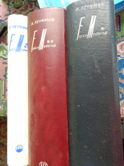 Fizica moderna 3 vol./ an 1969-1970/838+870+688pag.- Feynman foto