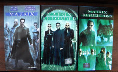 Set casete video cu trilogia SF MATRIX foto