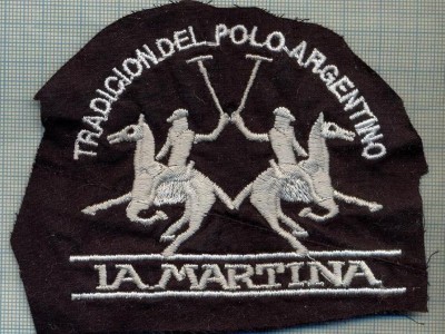 175 -EMBLEMA -TRADICION DEL POLO ARGENTINO -LA MARTINA -starea care se vede foto
