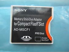 adaptor compact flash la memory stick duo foto