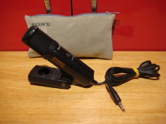 Microfon Vintage Sony ECM 909 foto