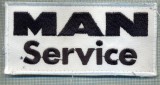 178 -EMBLEMA -AUTOMOBILISTICA - MAN SERVICE -starea care se vede