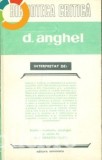 D. Anghel interpretat de...