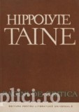 Hippolyte Taine - Pagini de critica