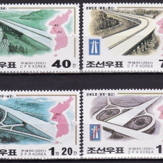 Coreea de Nord 2001 - cat.nr.4596-9 neuzat,perfecta stare