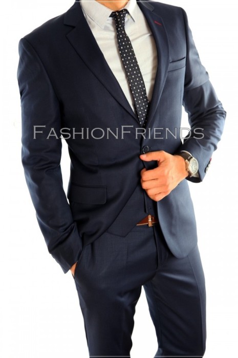 Costum tip ZARA - sacou + pantaloni - costum barbati casual office - 4603 foto mare Costum tip ZARA - sacou + pantaloni - costum barbati casual office - 4603 foto mare
