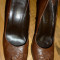 Pantofi piele dama MARIS 36 cred 36,5 24 cm eleganti brodati transport inclus