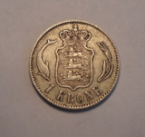 Danemarca 1 Krone 1892 Frumoasa