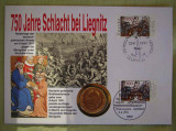 GERMANIA POLONIA - FDC si Moneda 5 Menge 1981 Mongolia Minerit - 1991, Europa