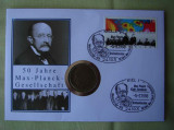 GERMANIA - FDC si Moneda 2 Mark 1966 Max Planck - 1998, Europa