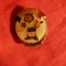 Insigna Fotbal Romania - Euro&#039;96 Anglia , metal si email , h= 2,3 cm