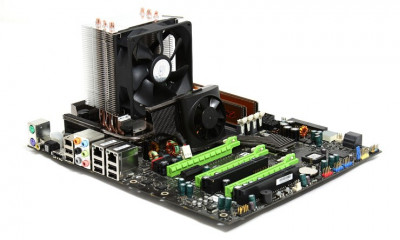 Cooler procesor AMD OverClocker Edition CM heat pipes Intel LGA 775 foto